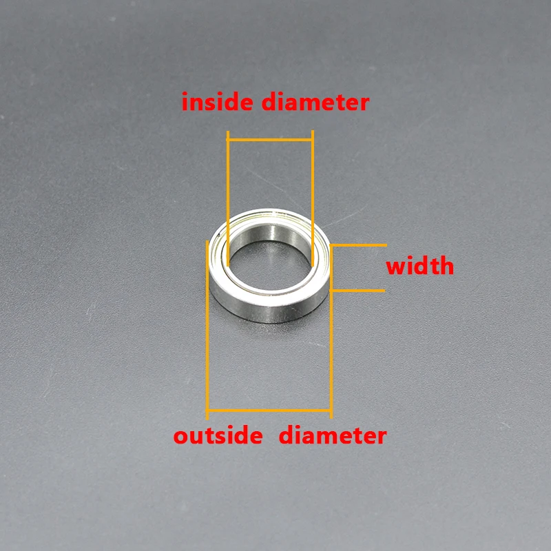 10개 소형 베어링 내경 2mm 3mm 4mm 5mm 6mm 7mm 8mm 9mm 10mm 3x7x3 8x22x7 미니어처 베어링 외경 12mm 15mm