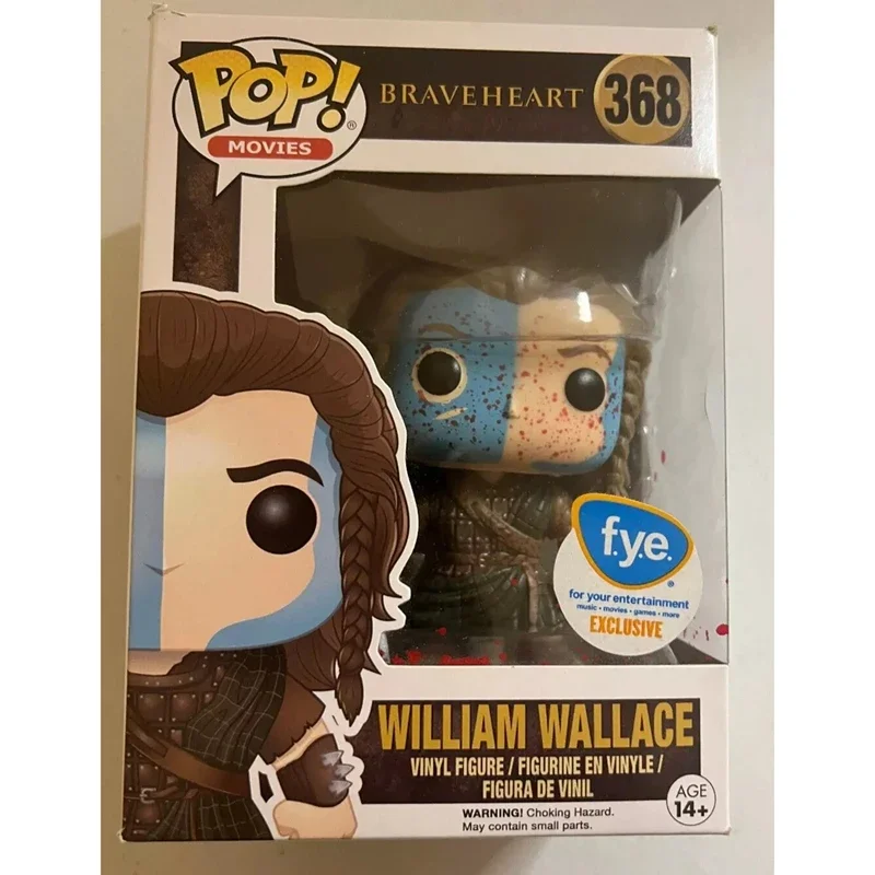 thumbnail image 1 of 2025 FUNKO POP Corazon Valiente Braveheart William Wallace #368 Figuras de acción de vinilo Colección Modelo Juguetes para regalo de cumpleaños, 1 of 5