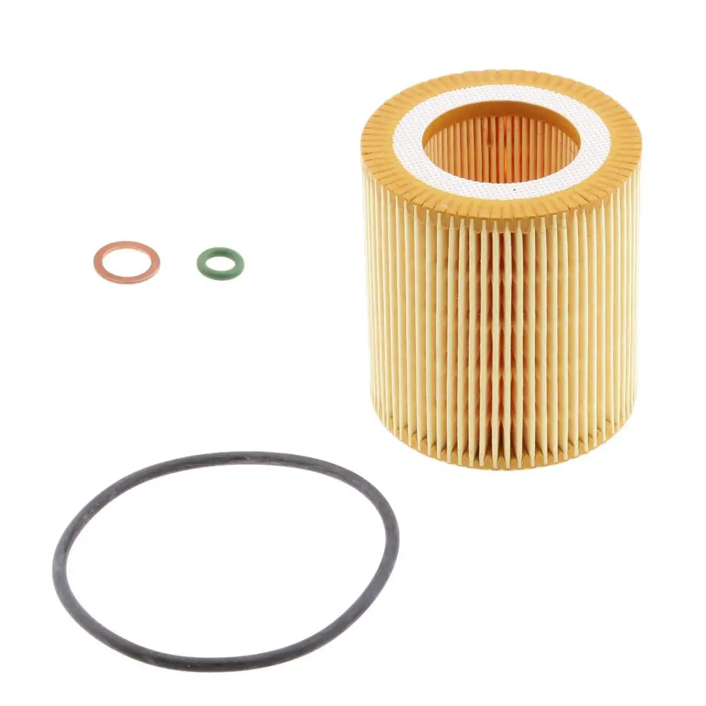 

11427566327 Engine Oil Filter Yellow Universal Suitable for BMW