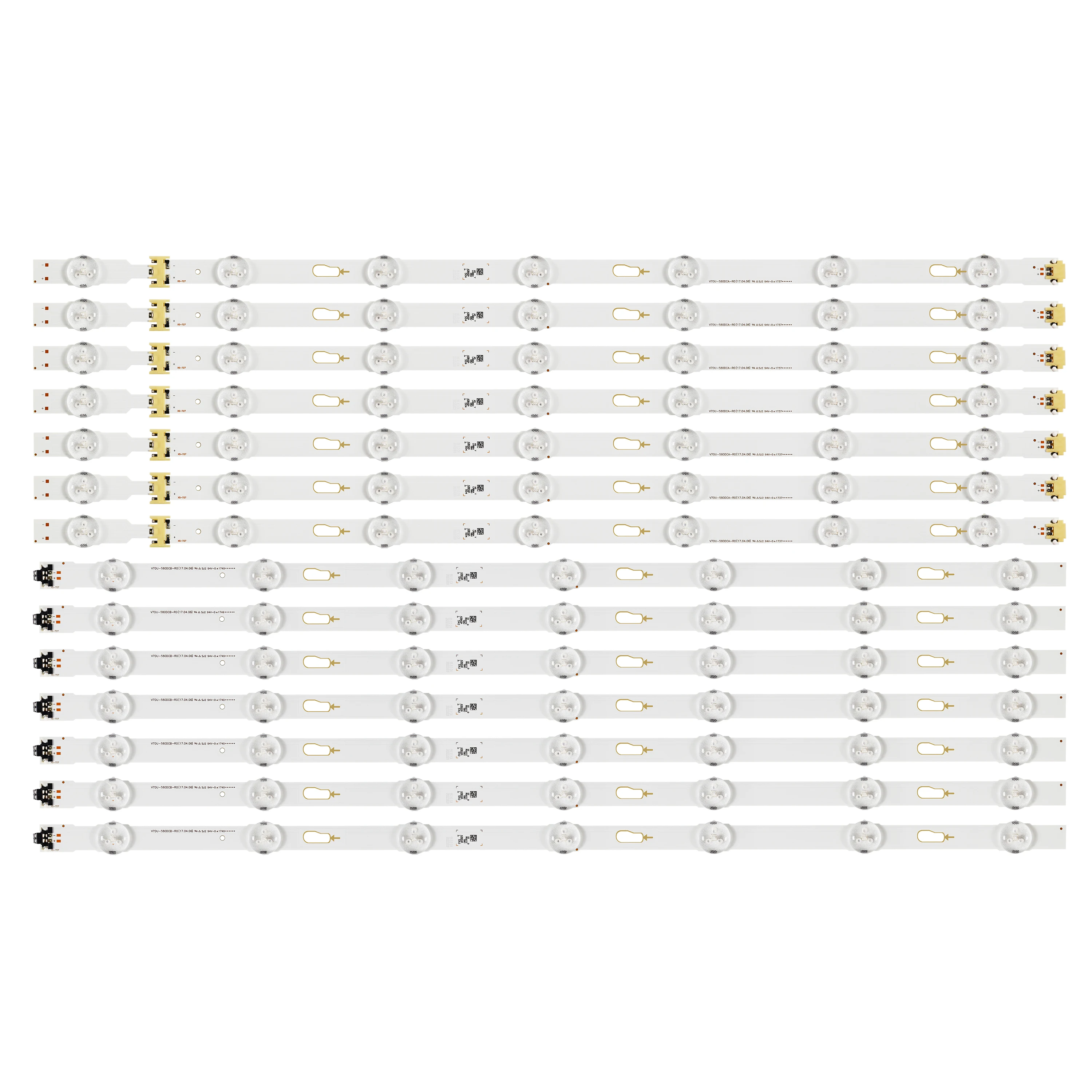 Faixa de Led para Retroiluminação para Ue58mu6100 Ue58mu6122 Ue58mu6190 Ue58mu6120 Ue58mu6192 Un58mu6100 Un58mu6070 Bn9643942a