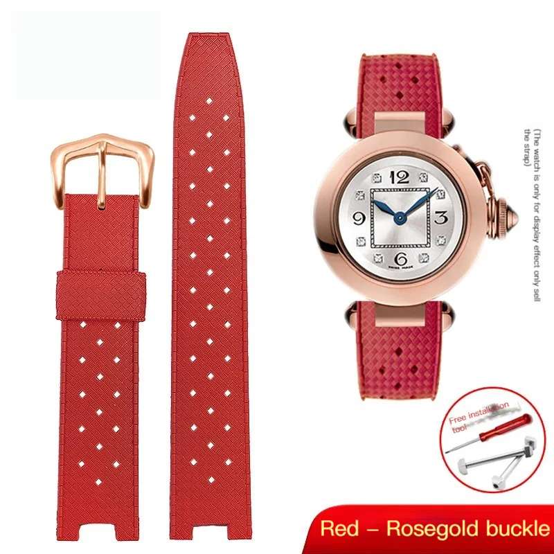Waterproof & Sweatproof Concave Rubber Strap