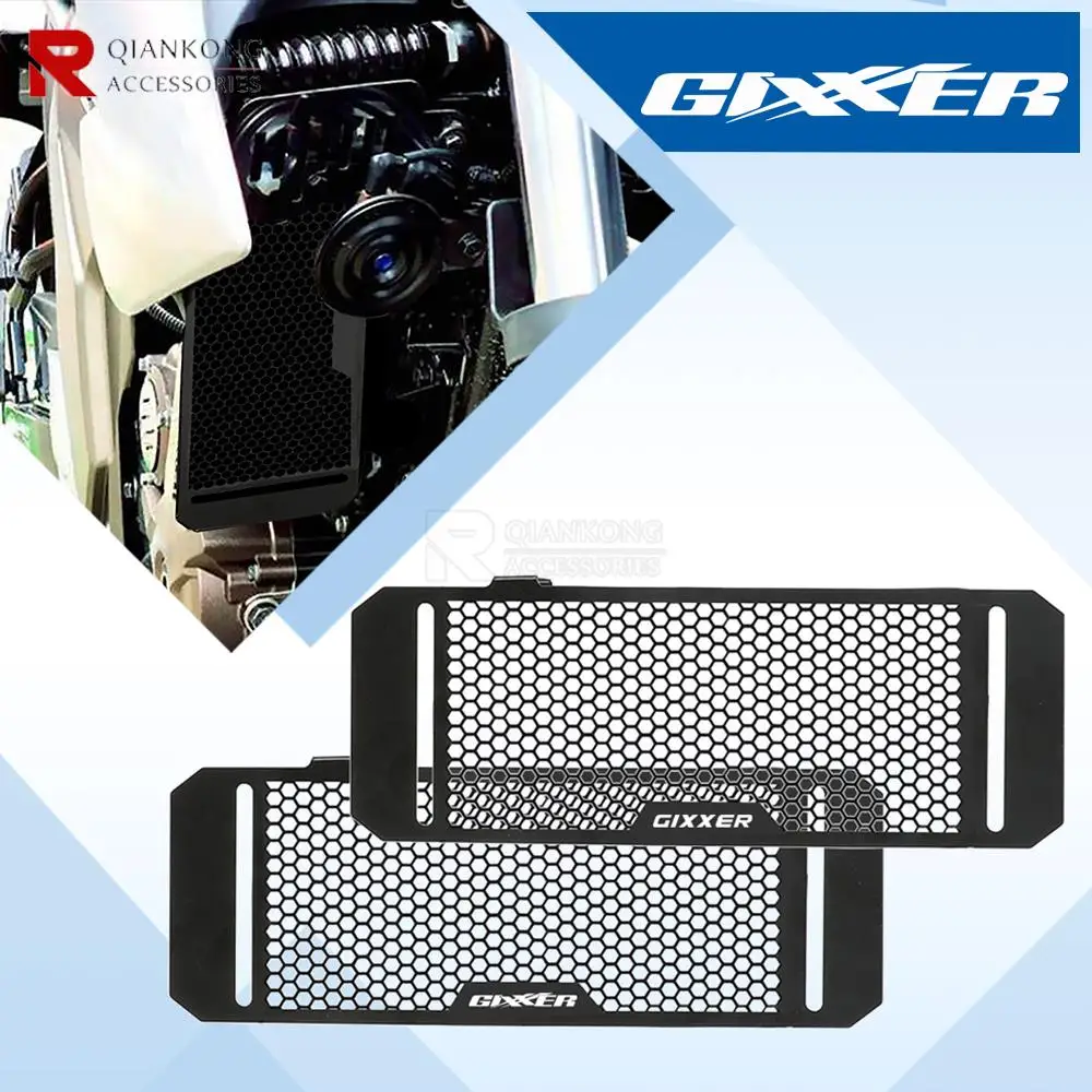 

2022 2023 For Suzuki GIXXER SF 250 Gixxer SF250 Motorcycle Aluminium Oil cooler Cover Protector Radiator Grille Guard 2020 2021