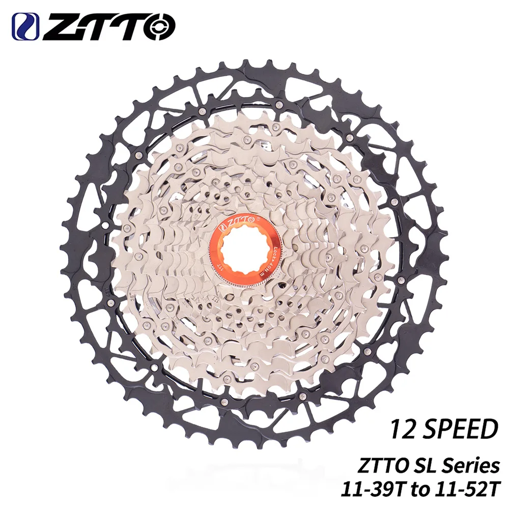 ZTTO Bicycle 12 Speed Cassette All Steel SL 12s HG Freewheel