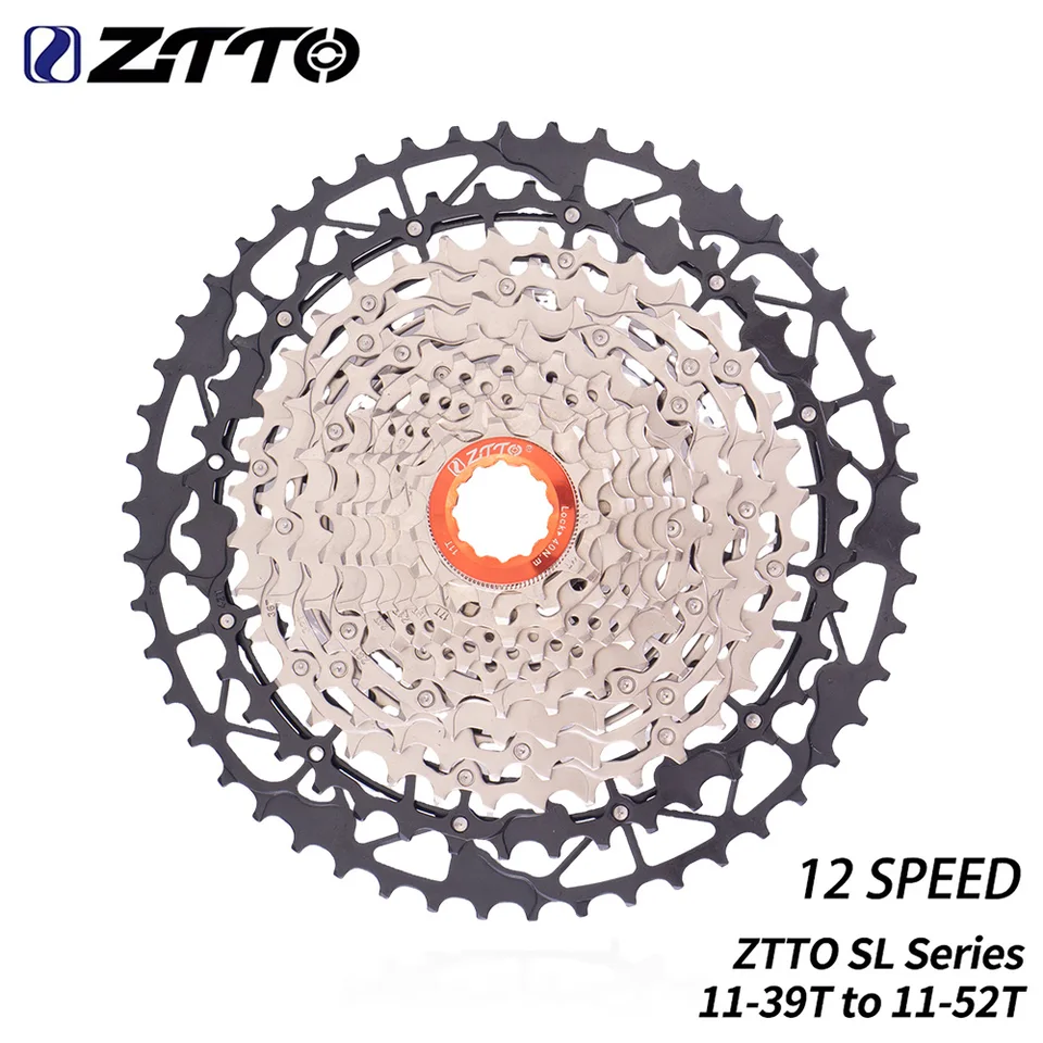 ZTTO Bicycle 12 Speed Cassette All Steel SL 12s HG Freewheel