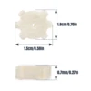 50 Pack Chamber Mop Cleaning Pads Star Wool Felt Gun Brush Cleaning Kit Cleaning Pellets for .22Cal & .30Cal 4