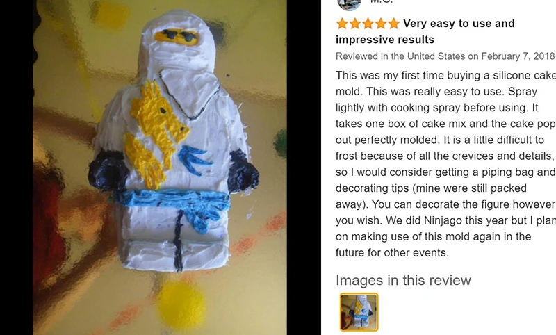 Große Silikon Minifigur Kuchenform Roboter zerbrechliche Schokoladenform DIY Moule Backblech für Kindergeburtstag Party Gebäck Zubehör – Detail 8