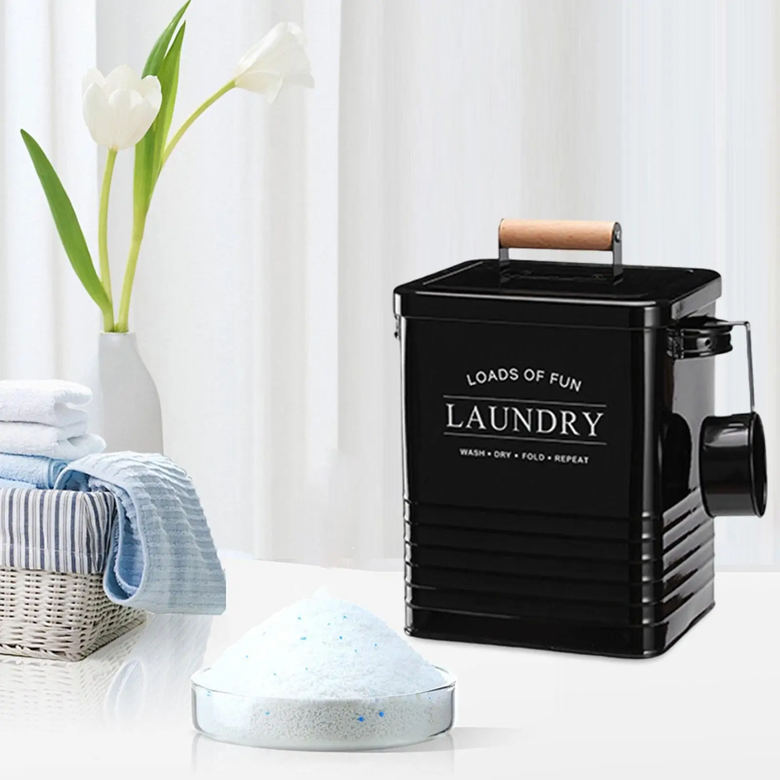 Laundry Powder Storage Storage Container Modern Multifunctional Sealed Airtight
