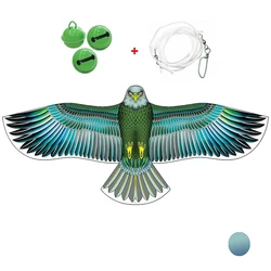 Hawk Kite Bird Repeller Scarecrow for Farm & Garden Pest Control (1.2m Green sea eagle)