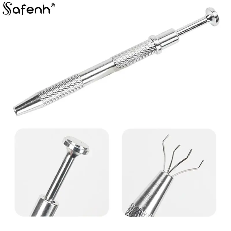 3/4Claws Beads Holder Pick-up Tool Diamond Gems Prong Holder Tweezer Catcher Grabber High Precision Body Tattoo Piercing Tool1PC