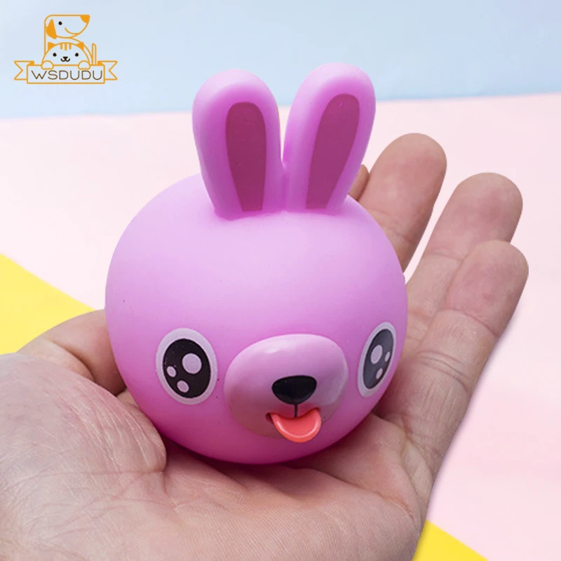 Juguetes Fidget con forma de conejo para adultos y niños, juguete erótico  con forma de tigre, bola de sonido, divertido, de dibujos animados _ -  AliExpress Mobile