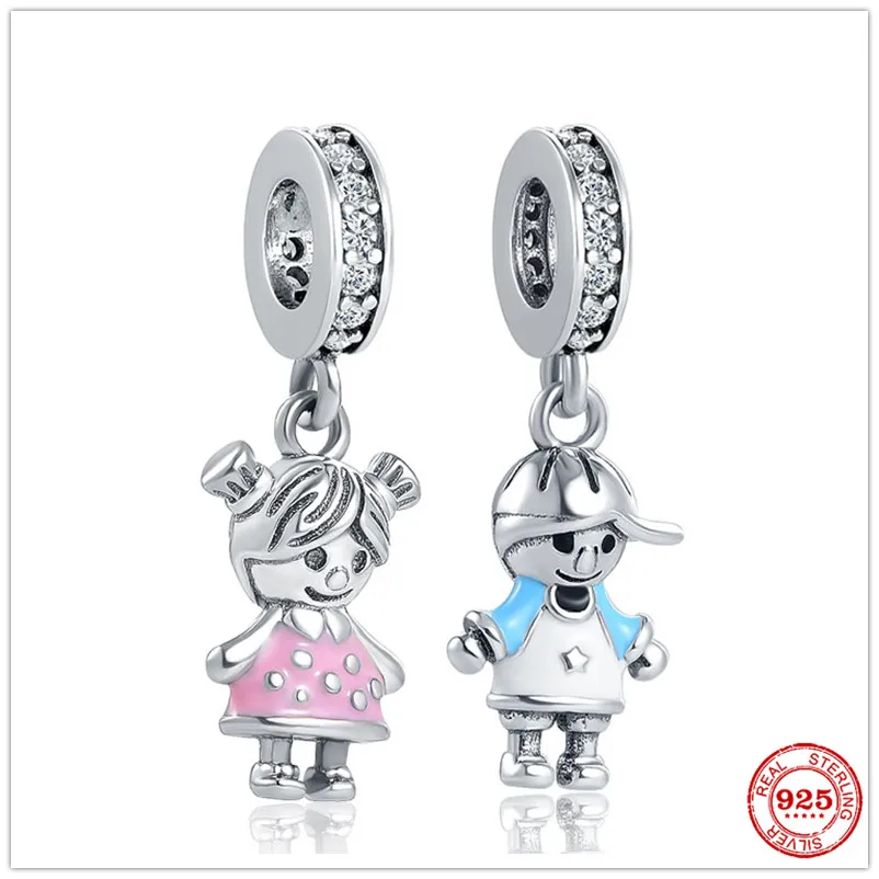 New925SterlingSilverCuteLittleGirlBoyCharmBeadsFitOriginalBraceletDIYJewelryGift.jpg
