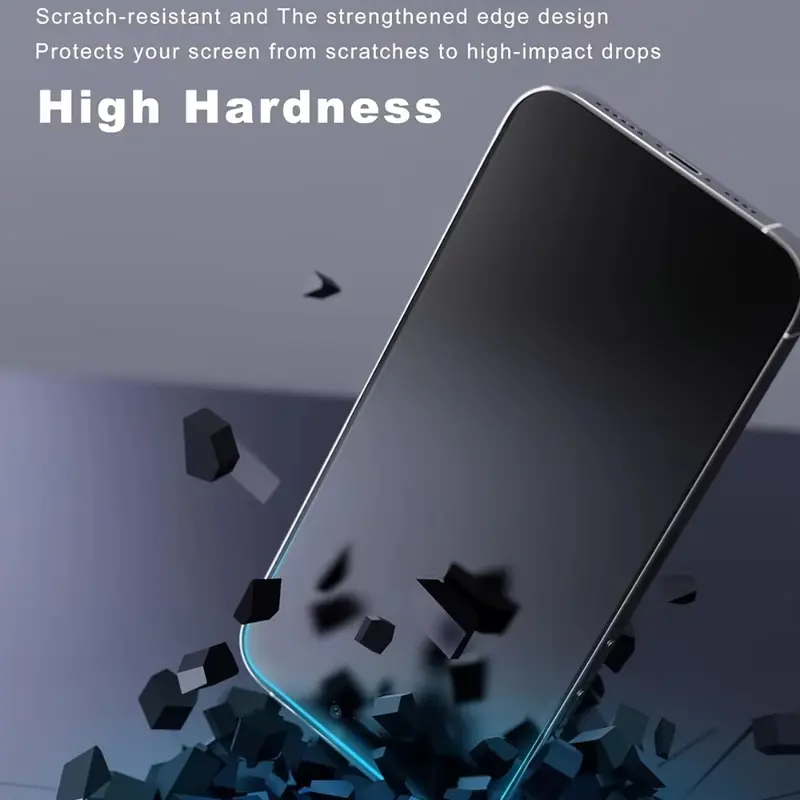 Full Cover Matte Privacy Screen Protector For iPhone 15 17 18 16 Pro 13 12 11 14 Pro Max 8 7 Plus 16e Air SE XS XR Anti-Spy Film - Image 3