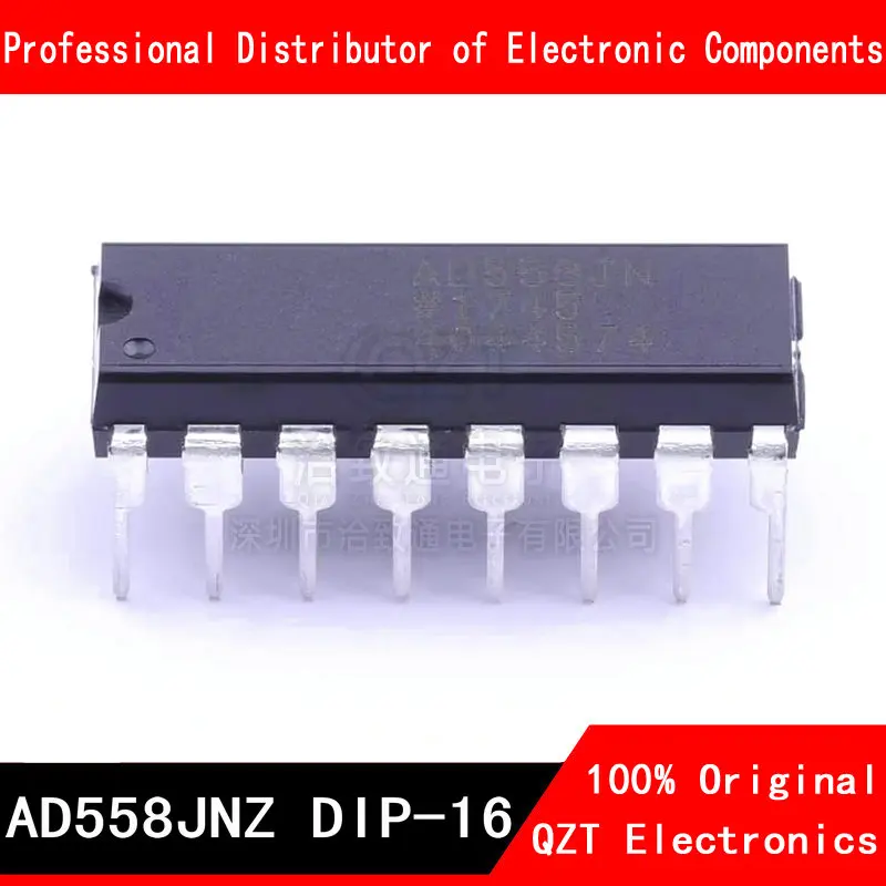 10pcs/lot AD558JNZ DIP AD558 AD558J AD558JN DIP-16 new original In Stock ad558jnz package dip 16 new original genuine digital to analog conversion chip dac