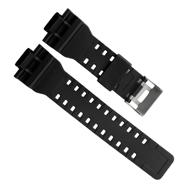 

Natural Resin Replacement Watch Band Strap , for G-Shock GD120/GA-100/GA-110/GA-100C(Black)