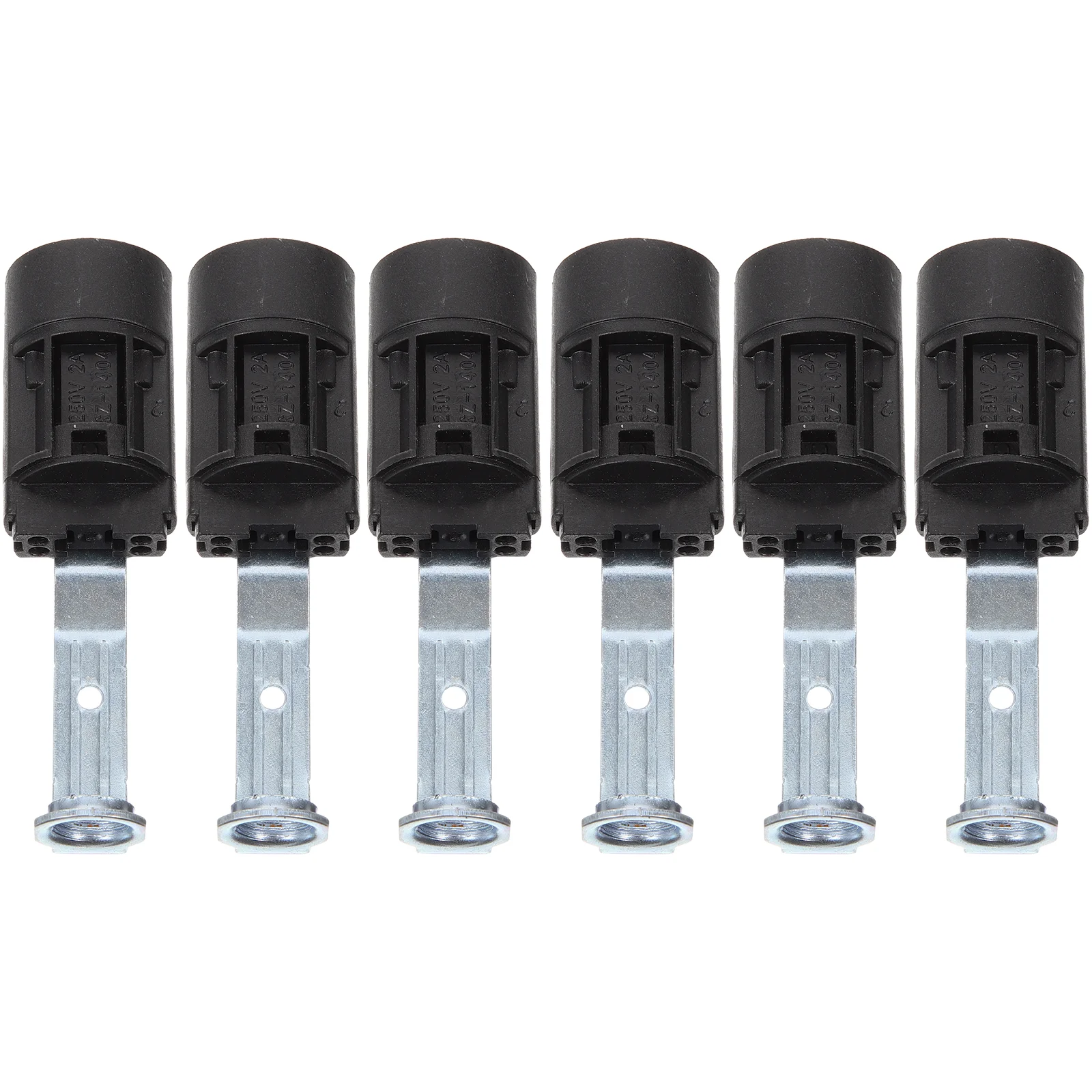 6 Pcs Lamp Head Screw Bracket Socket Candlesticks Lamps Light Sockets E14 Plastic Candelabra Adapter