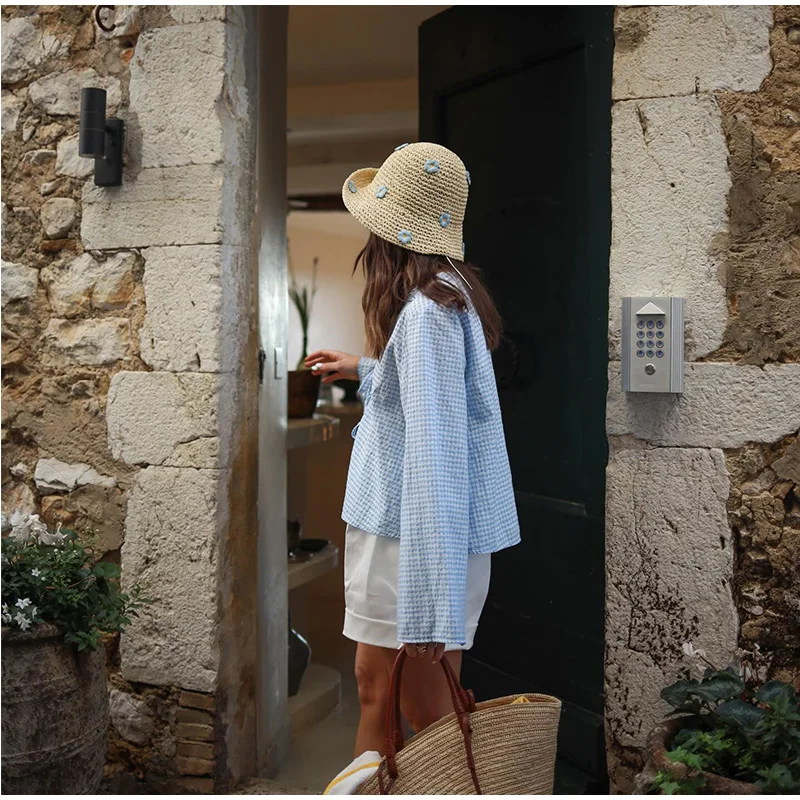 Fashion V-neck Lace Up Shirts Women Spring Summer New Casual Long Sleeve Blouse For Female Solid Elegant Street Lady Tops