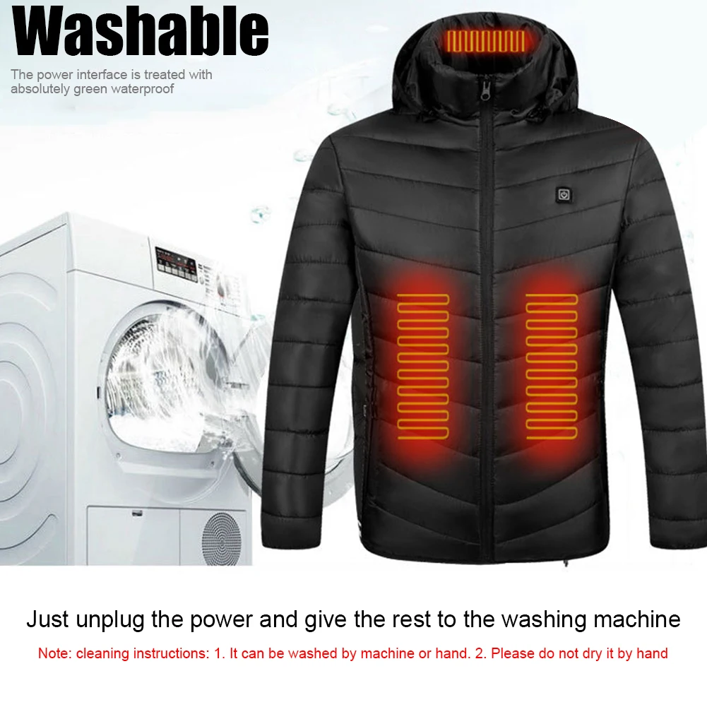 Veste polaire chauffante USB pour homme, parka avec Thermostat intelligent  détachable, imperméable, nouvelle collection hiver 2021 - AliExpress