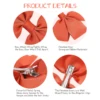 20pcs/set Sweet Random Candy Color Bow Hair Clip for Baby Girls Cute Ribbon Hairpin Kids Headwear Kids Hair Accessories Gifts 3