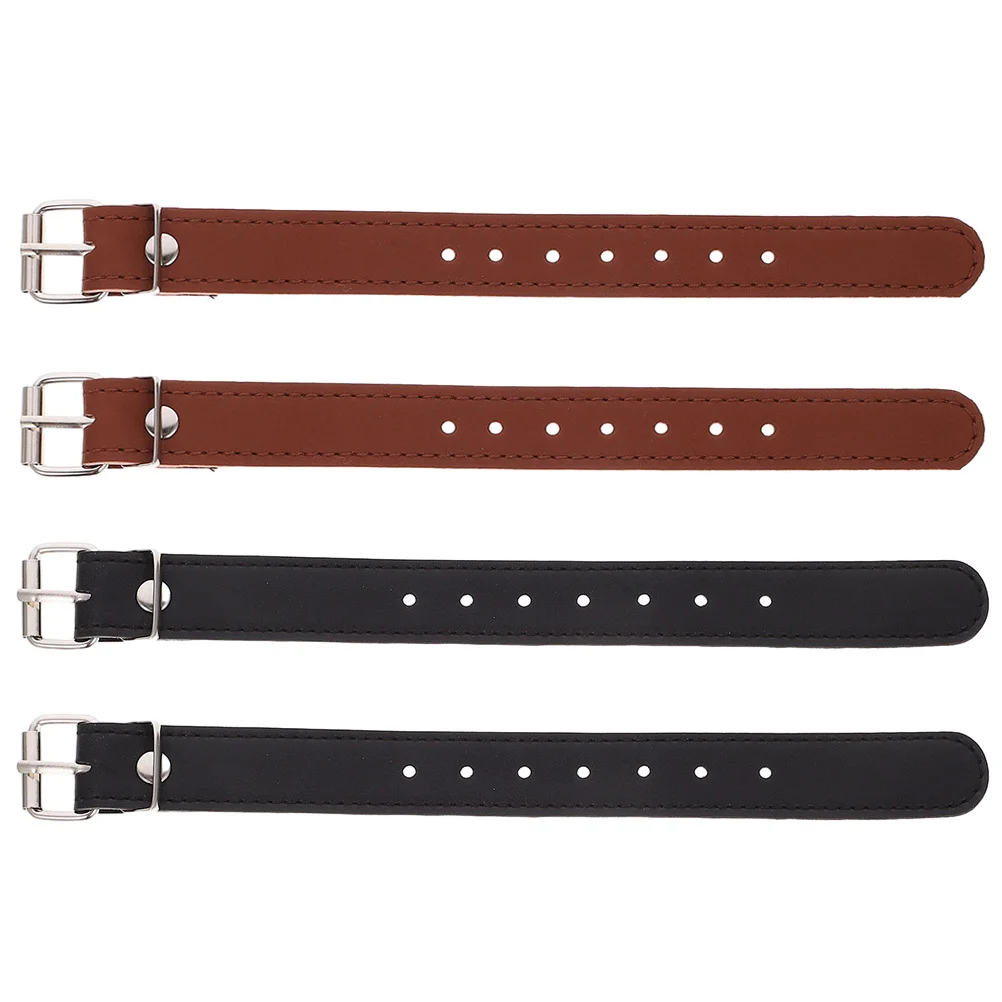 

2 Pairs Basket Accessories Bike Handlebar Strap Belt Part Fastening Straps Front Scooter for