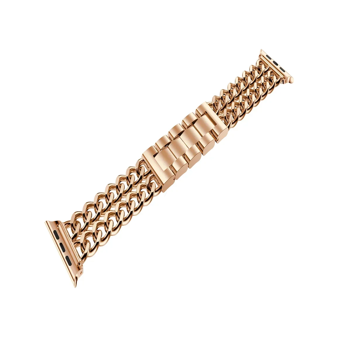 Double Row Stainless Steel For iWatch Band 42/44/45/49mm 38/40/41mm For iWatch Series Ultra Se 8/7/6/5/4/3/2/1_voghion.com