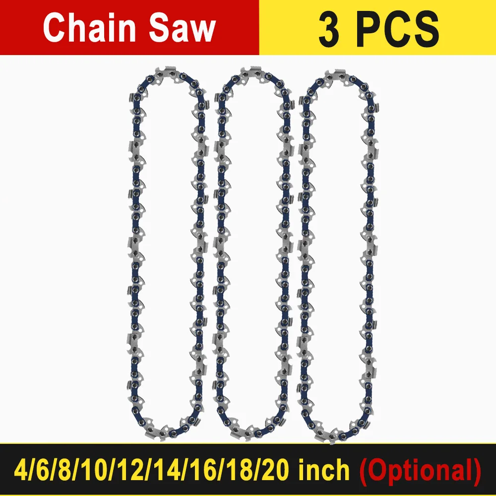 Versatile Chainsaw Chain Blade - Multiple Sizes and Pitch Options Available