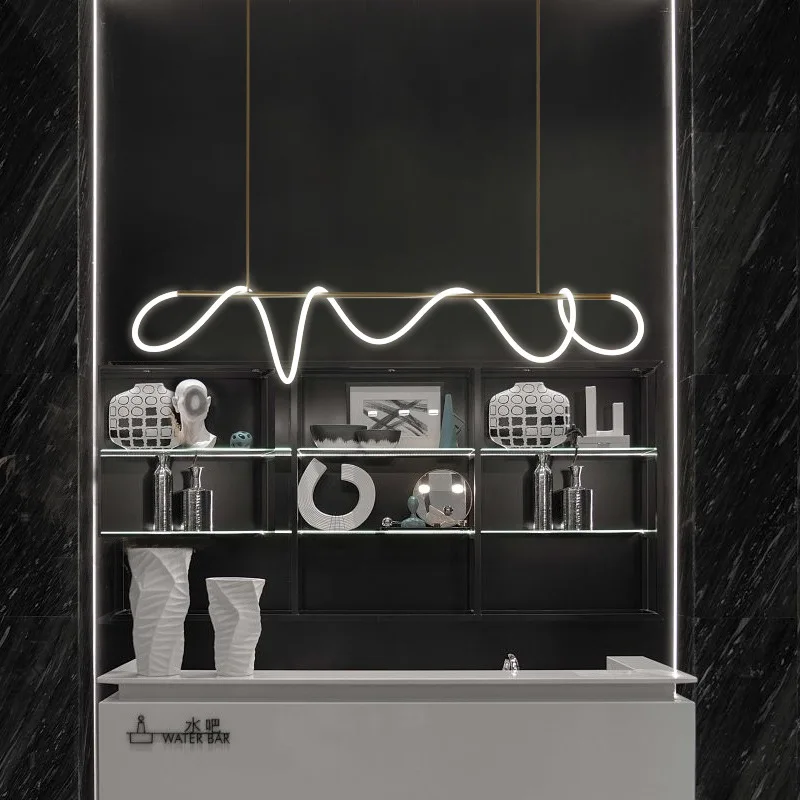 Led Ceiling Chandelier Nordic Hose Dimmable for Kitchen Dining Living Room