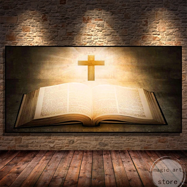 Wooden Christian Cross With a Crown of Thorns Art Board Print for