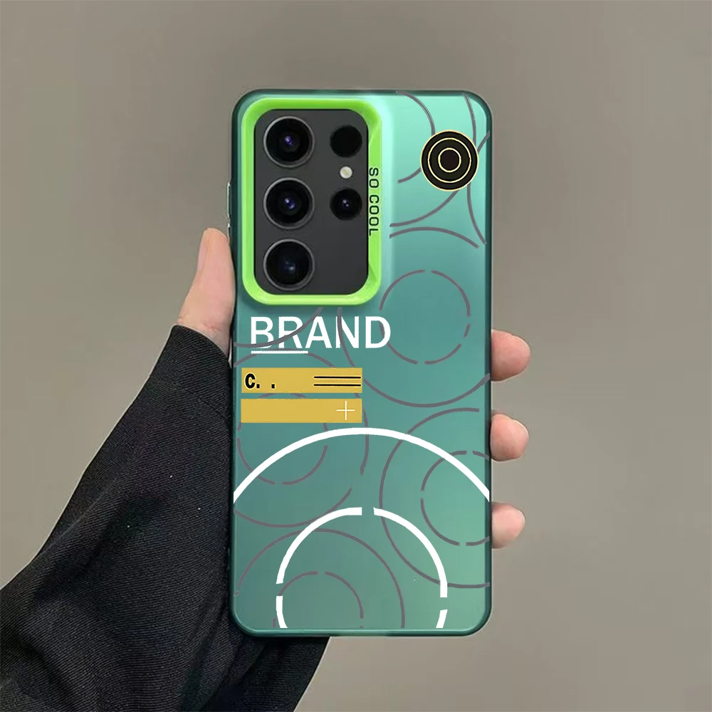 Fashionable Silver Shell Phone Case in Black with I-island S-Stone Trend Design