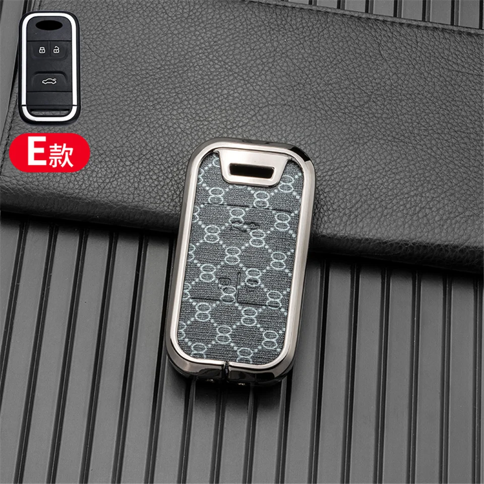 Cover per chiave/telecomando per Chery Tiggo 8 7 5X 2019 2020 Smart Keyless Remote Fob proteggi custodia portachiavi accessori per supporto auto-Styling -