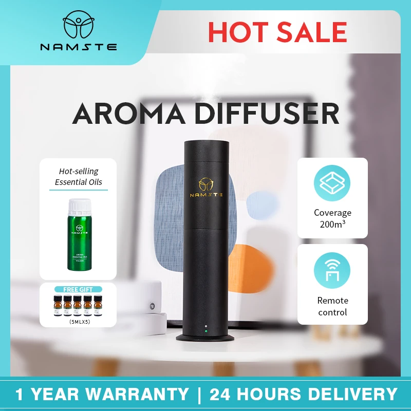 Namste 200m³ Aroma Diffuser for Home Aromatherapy Scent Device Air Fresheners Sprayer Smart Essential Oils Machine, Oil Diffuser