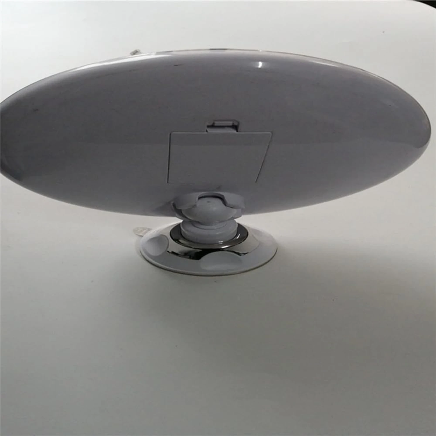 Flexible Wall Mounted LED Makeup Mirror with 10x Magnifying Suction Cup-360 Swivel, Diffused Light