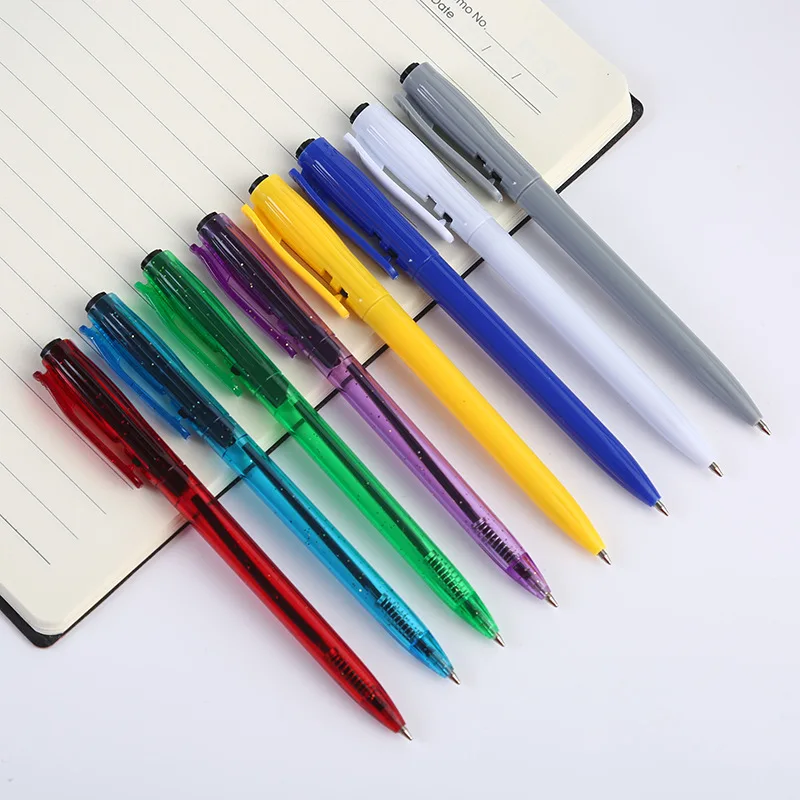 

Office stationery ballpoint pen press boxed blue 0.7mm bullet point press ballpoint pen