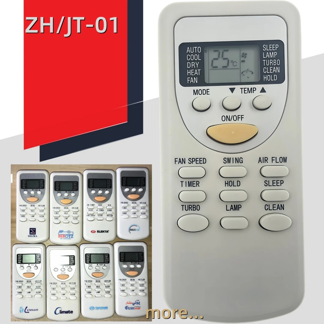 Télécommande De Rechange Pour Climatiseur Chigo ZH/JT-03 - Compatible Avec Plusieurs Modèles, Prête à L'emploi