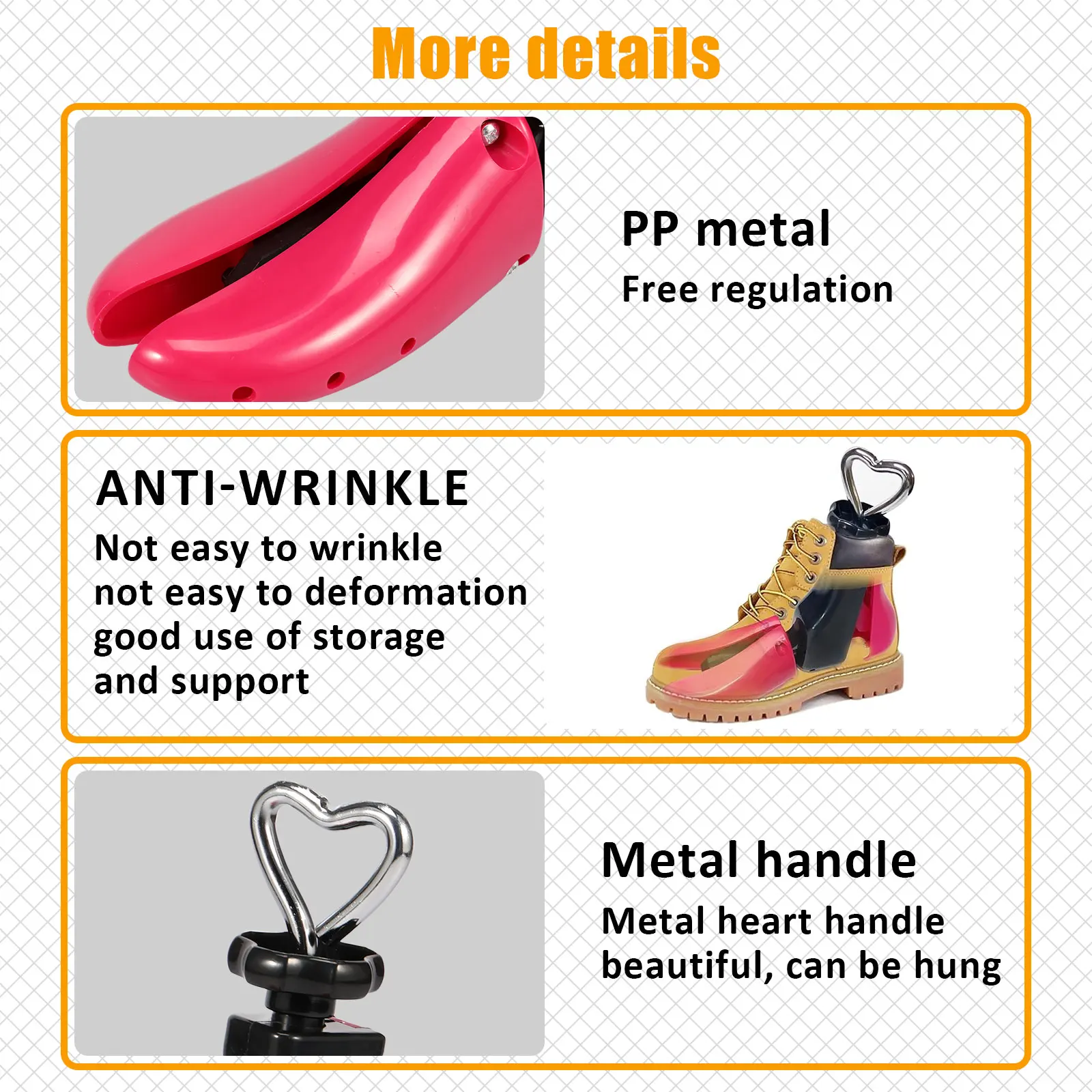 1/2Pcs Universal Shoe Stretcher Adjustable Boot Stretcher PC Sneaker Shoe Widener shoe stretcher