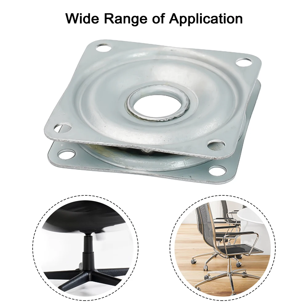 Description Picture 6 of itemBearing Rotating Swivel Turntable Plate Hardware Rotary Plate Bar Chair Office Rotary Chair Display Rack Smooth Rotation Silent