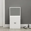 Folding Wall-mounted Bathroom Seat Simple Household Can Store Bathroom Chairs Porch Invisible Wall-mounted Shoe Changing Stool N 4