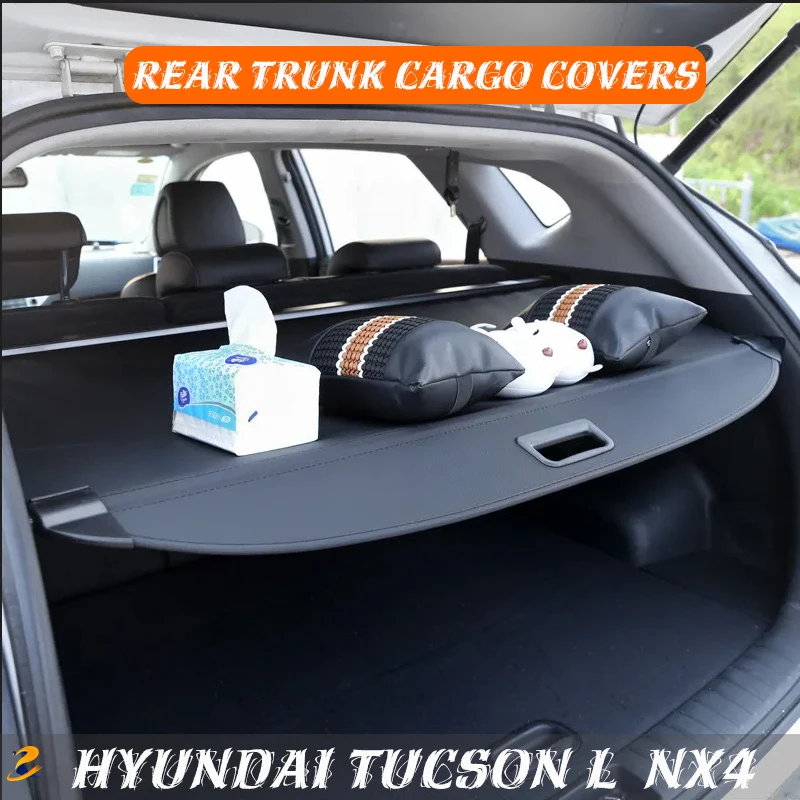 

Livingfun For Hyundai Tucson L 2023 Accessories NX4 2022 2024 Car Rear Trunk Curtain Rear Trunk Cargo Covers Accessories