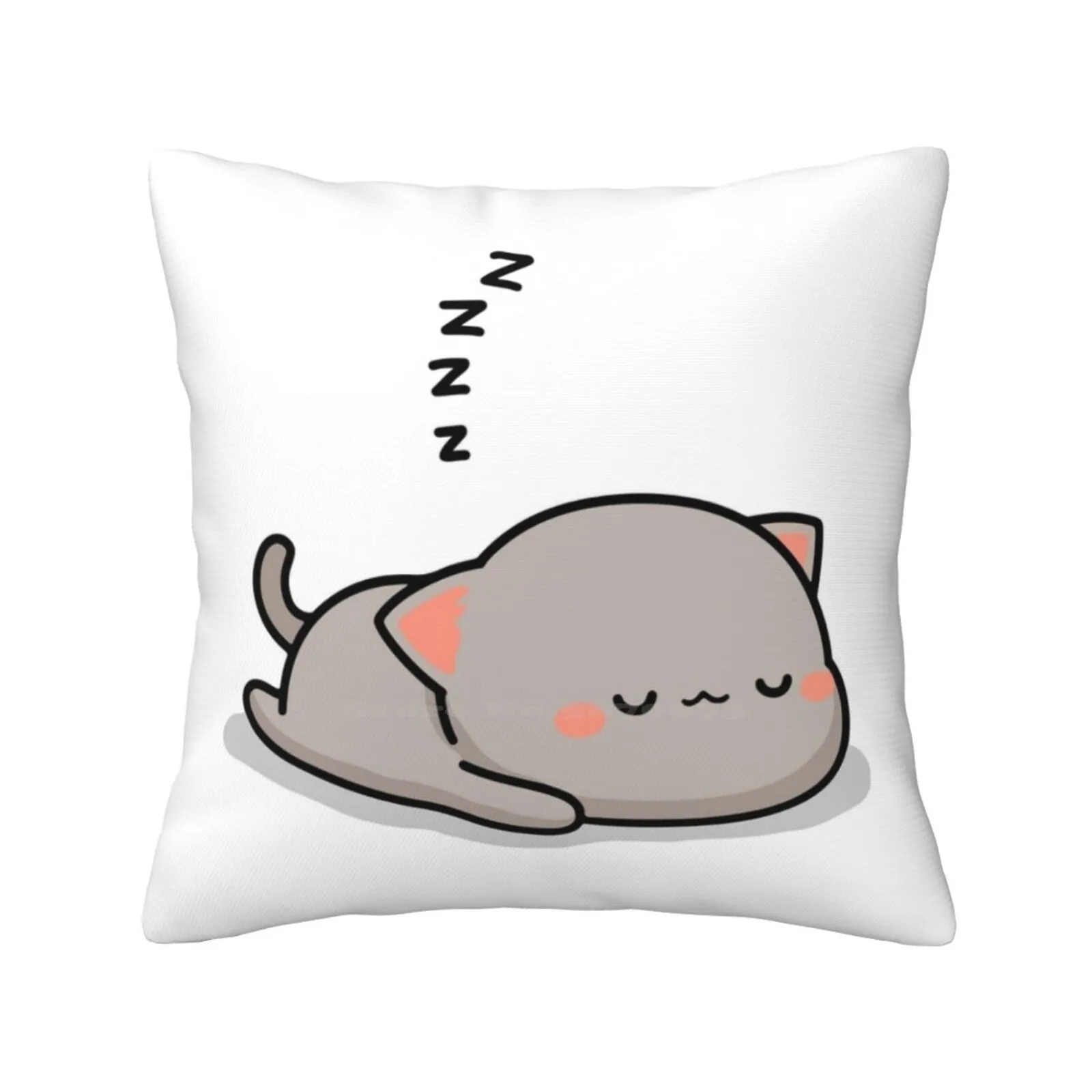 

Cat Peach And Goma | Sleeping Soft Comfortable Pillowcase Boyfriend Romantic Cute Cat Trending Cats Peach Cat With Chips Eating