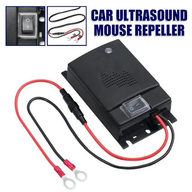 Car Ultrasound Mouse Repeller Smart Sensor Trucks Safety Alert Device Circuit Protection Self-Check Low Power Rodent Repeller 1