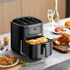 Intelligent Home Oven Export Manufacturers Fully Automatic Touch Electric Frying Pan Air Fryer 8L 6