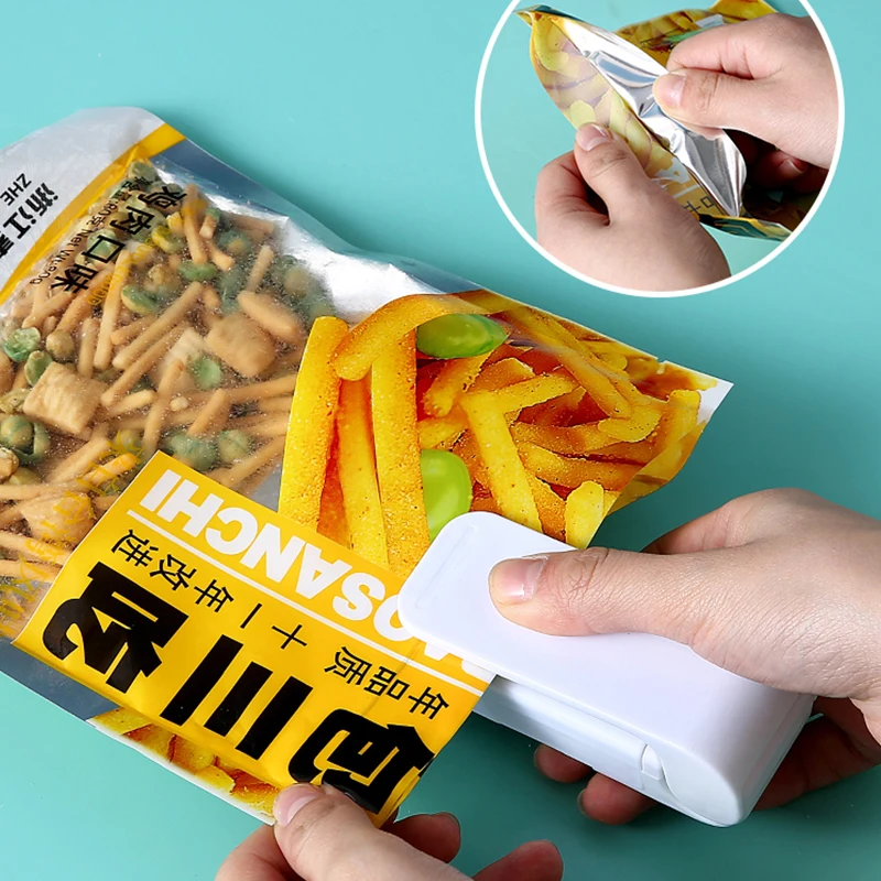 Mini Sealer Portable Bag Heat Sealer Plastic Package Storage Clip For Food Snack