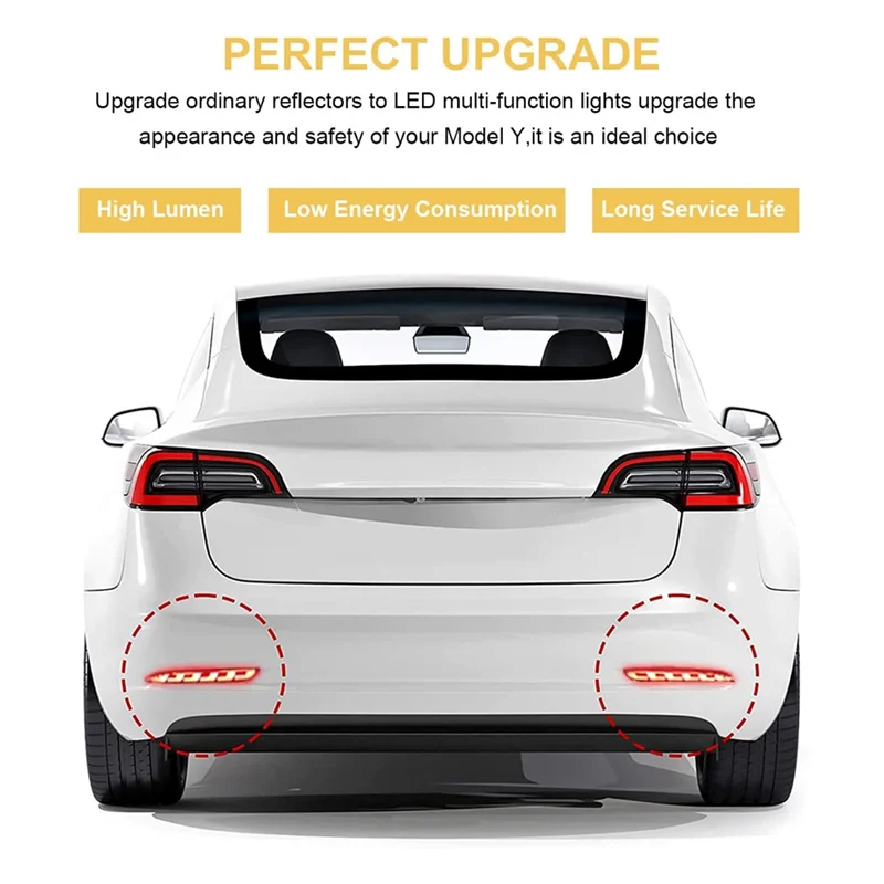 

Задние противотуманные фонари для Tesla Model Y 2021 2022