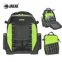 Tool Backpack, Heavy-Duty Tool Bag with Padded Shoulder, Waist Straps, Water-Resistant Construction HL051 1