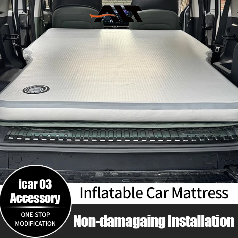 For Chery ICAR 03 Jaecoo J6 Air Mattress Inflatable Travel Camping Bed Air Pump Sleeping Pad Car Interior Accessories