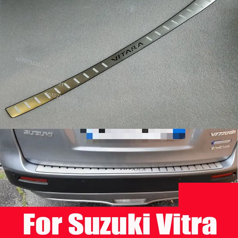 ForSuzukiVitraRearGuardVitaraRetrofittingTheSpecialTrunkDoorSillTrimAccessories