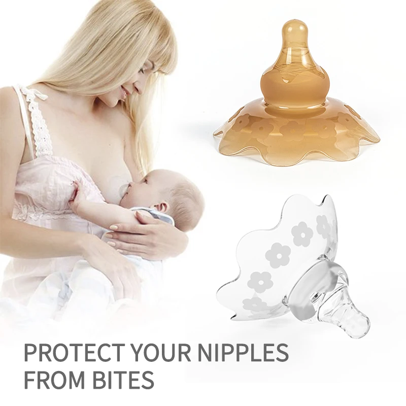Breast Milk Protector Eco Friendly Flower Shape Nipple Baby Protector Contact Nipple Silicone Shield 1 Pcs For Breastfeeding silicone nipple shield