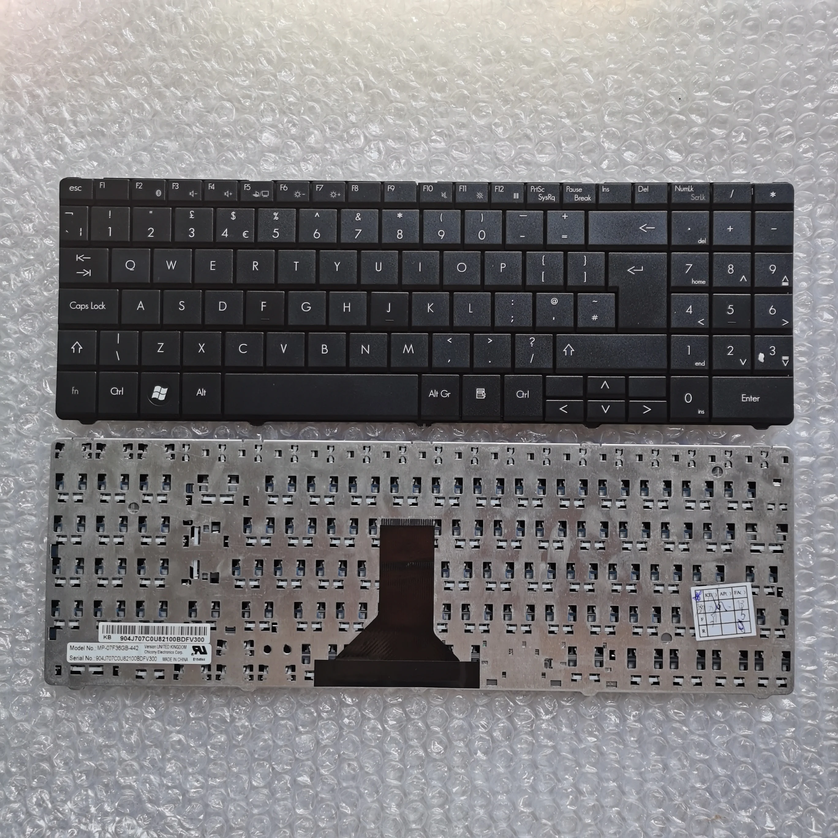 

XIN для упаковки клавиатуры ноутбука ML65 UK