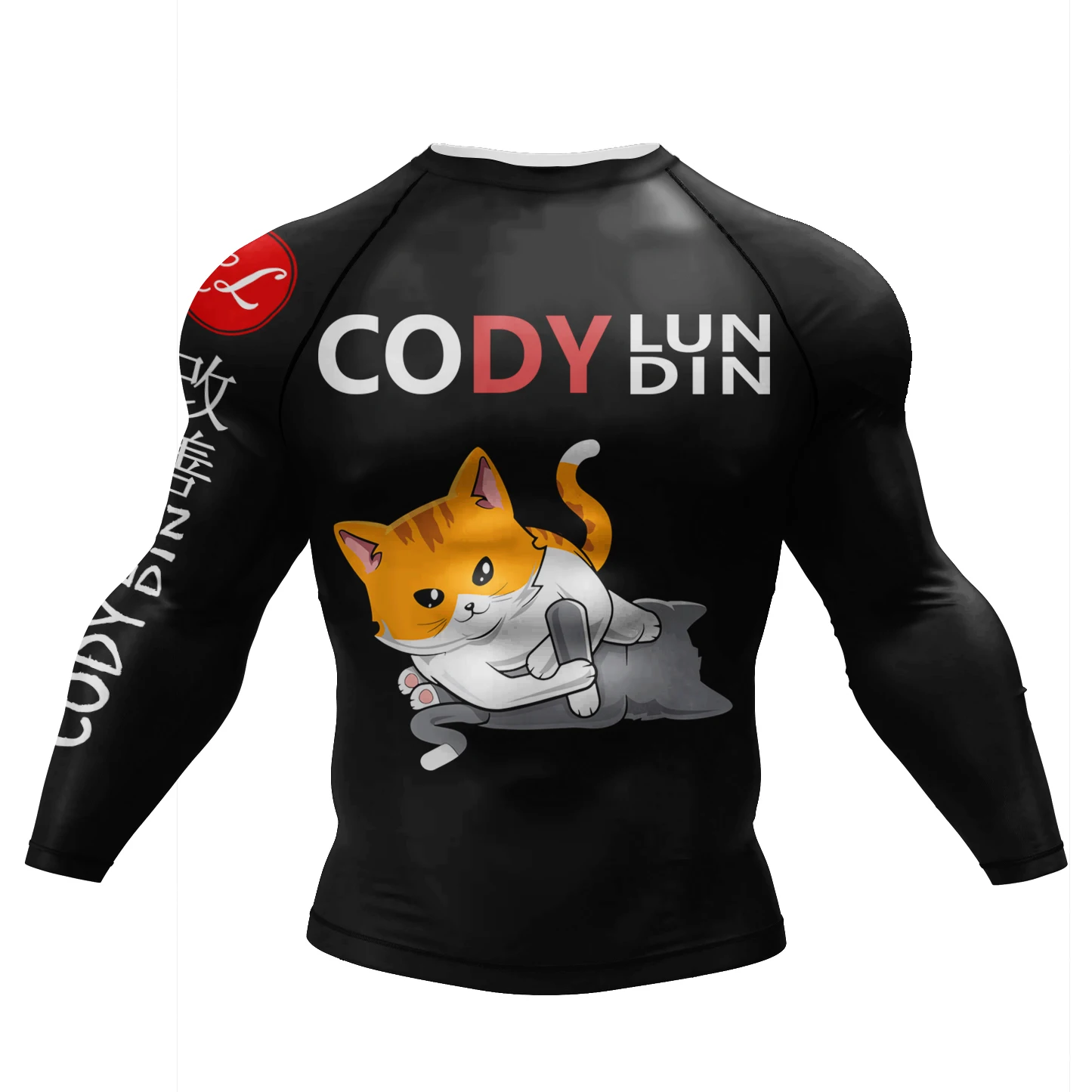 thumbnail image 1 of Camiseta Jiu Jitsu Rashguard MMA de alta calidad para hombre, camisetas de boxeo BJJ Rashguard, camisetas de sublimación de manga larga, ropa deportiva, 1 of 5