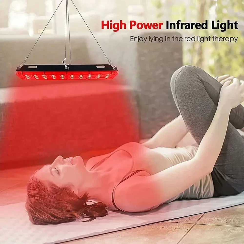 With Stand Height Adjustable Bracket Red Light Lamp 660nm&850nm Red&Infrared Panel for Skin Beauty Health Body Fatigue Relief