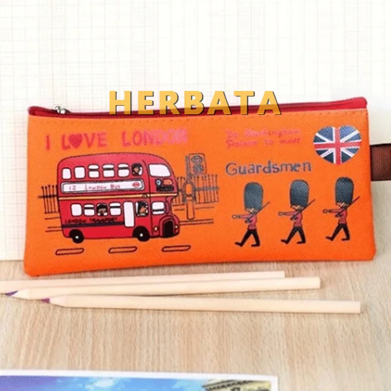 Cute Animal Fabric Pencil Case-Kawaii Pen Bag for Kids School Supplies (Zakka Gift)